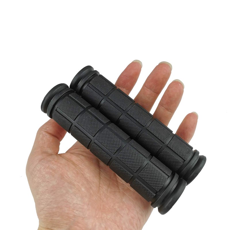 Zelerdo 2 Pairs Bike Handlebar Grips for Bikes (Black) - Image 4